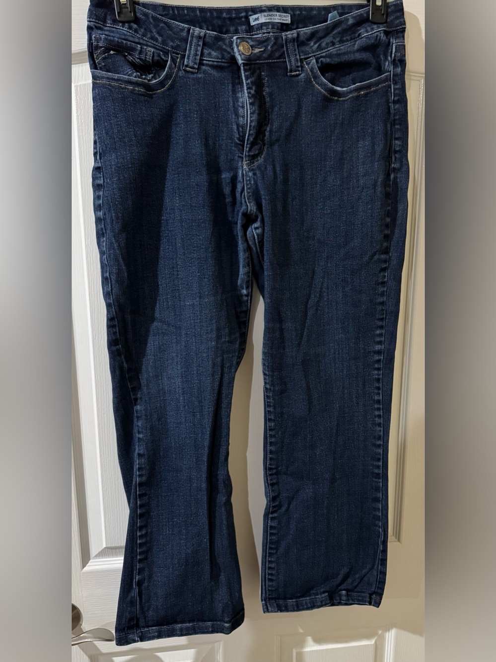 Lee Slender Secret Stretch Bootcut Dark Wash Jeans 18 Medium